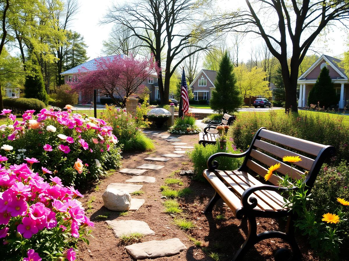 Landscaped gardens