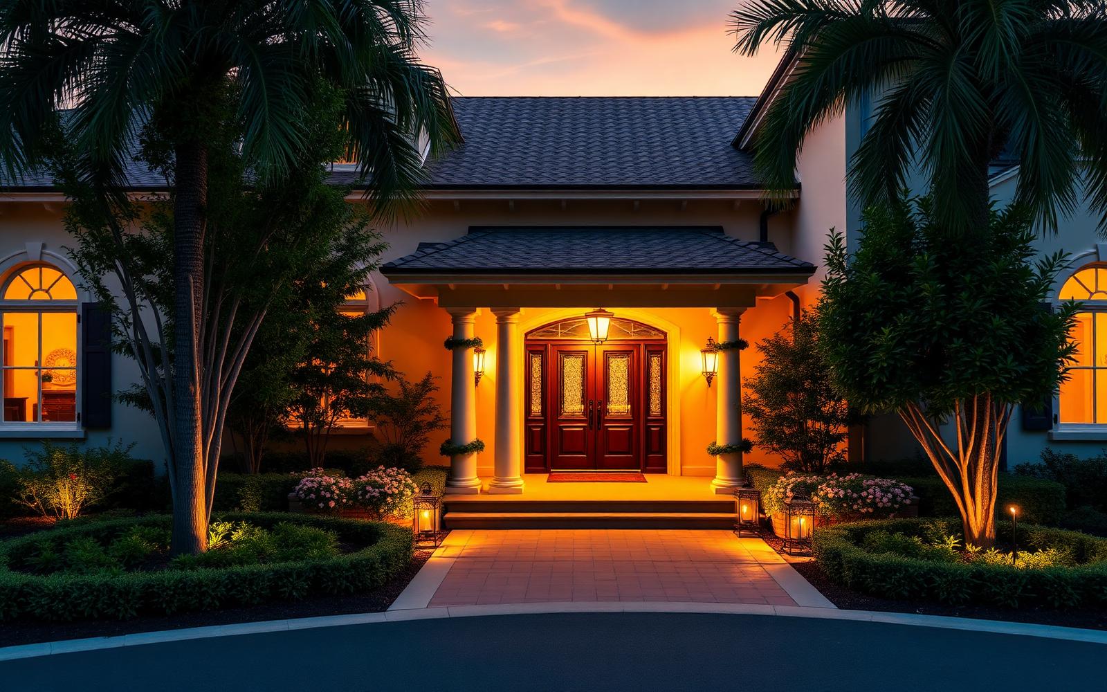 Serenity Springs at golden hour